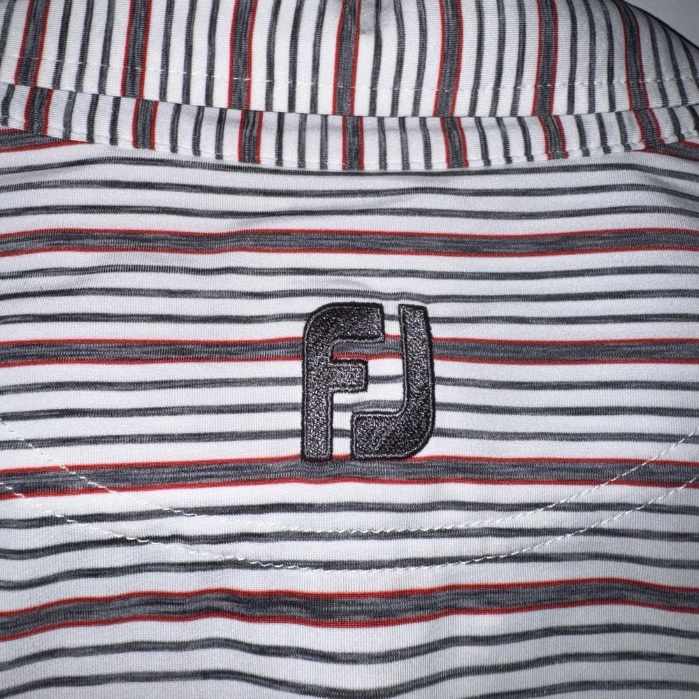 Men's Large FootJoy Striped Performance Polo 100th PGA Championship Bellerive - Picture 5 of 5